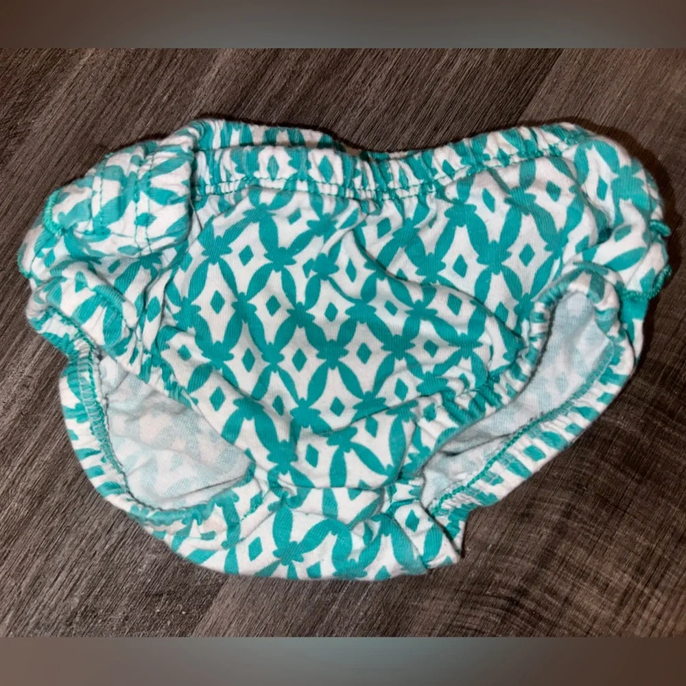 Carter's Teal Patterned Diaper Cover